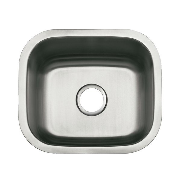 GKUS16168 Undermount Single Bowl Kitchen Sink, Brushed, Gourmetier, Mfr#: GKUS16168