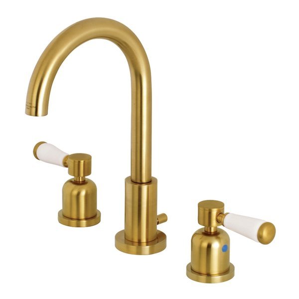 FSC8923DPL Paris Widespread Bathroom Faucet, Brushed Brass, Fauceture, Mfr#: FSC8923DPL