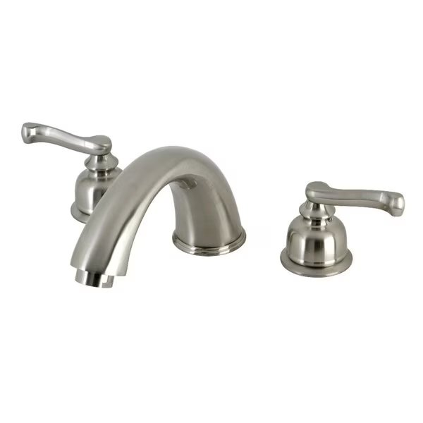 Roman Tub Faucet, Brushed Nickel, Deck Mount, Kingston Brass, Mfr#: KB8368FL