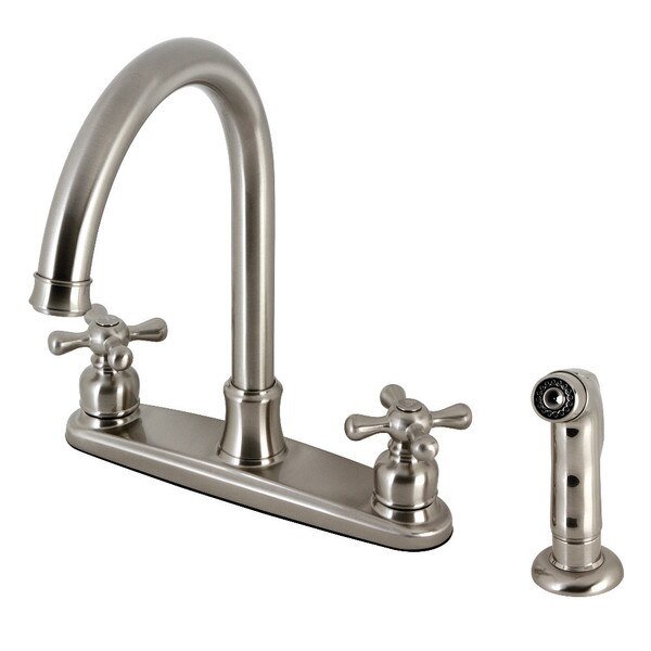 FB7798AXSP 8-Inch Centerset Kitchen Faucet with Sprayer, Victorian, Mfr#: FB7798AXSP