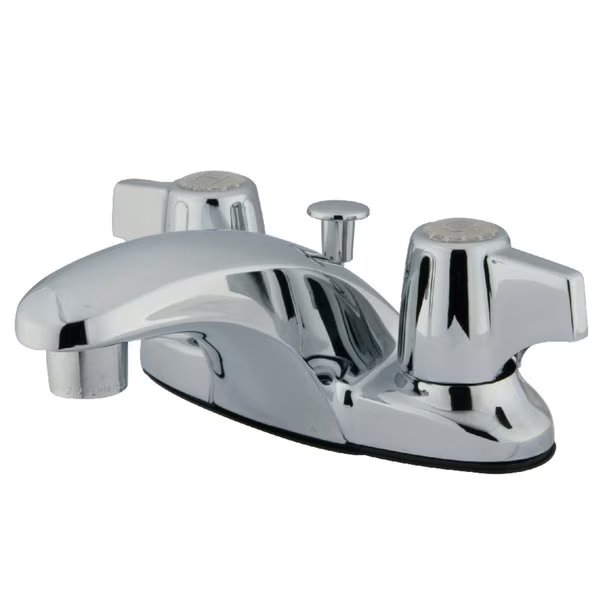 KB620B 4" Centerset Bathroom Faucet, Polished Chrome, Kingston Brass, Mfr#: KB620B