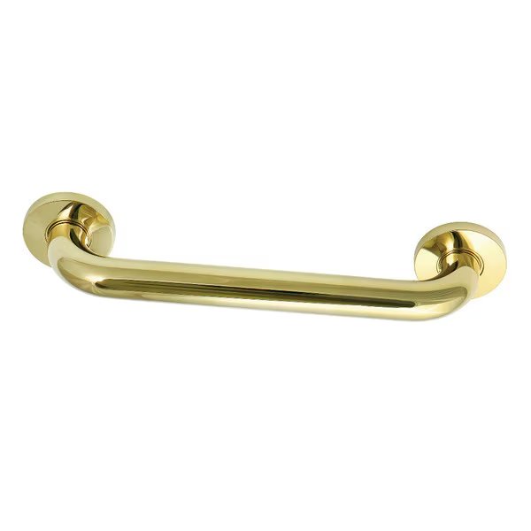 14-13/16" L, Contemporary, Brass, Grab Bar, Polished Nickel, Silver Sage, Mfr#: GDR814122