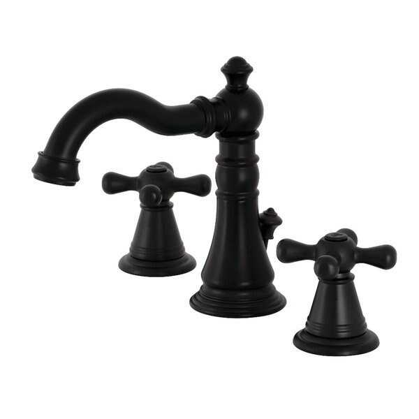 FSC1970AAX American Classic 8" Widespread Bathroom Faucet, Matte Black, Fauceture, Mfr#: FSC1970AAX