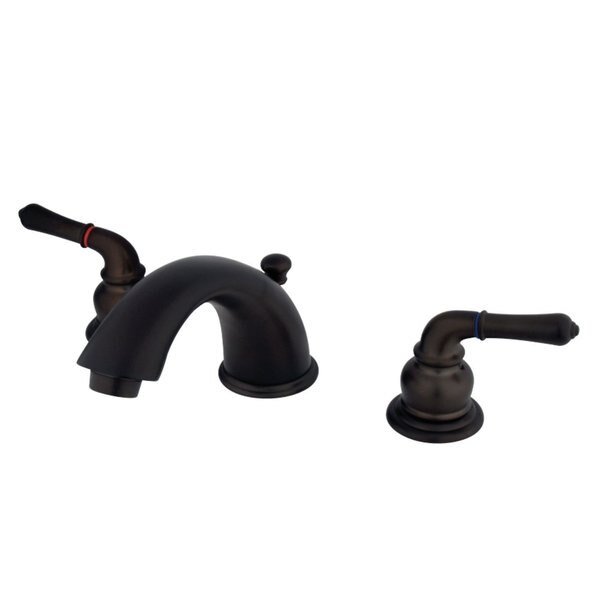 KB965 Magellan Widespread Bathroom Faucet W/ Retail Pop-Up, Bronze, Kingston Brass, Mfr#: KB965