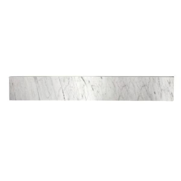 Templeton 36" Carrara Marble Vanity Top Backsplash, Carrara White, Fauceture, Mfr#: KVPB36MBS