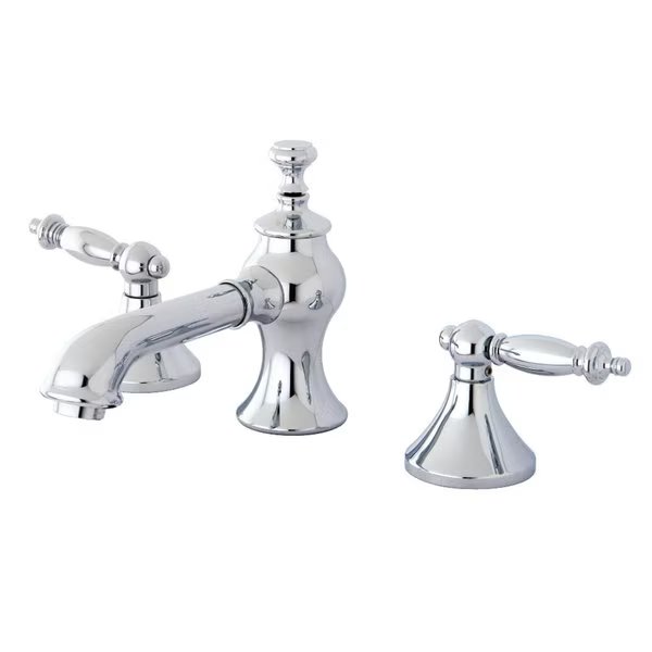 KC7061TL 8" Widespread Bathroom Faucet, Polished Chrome, Kingston Brass, Mfr#: KC7061TL