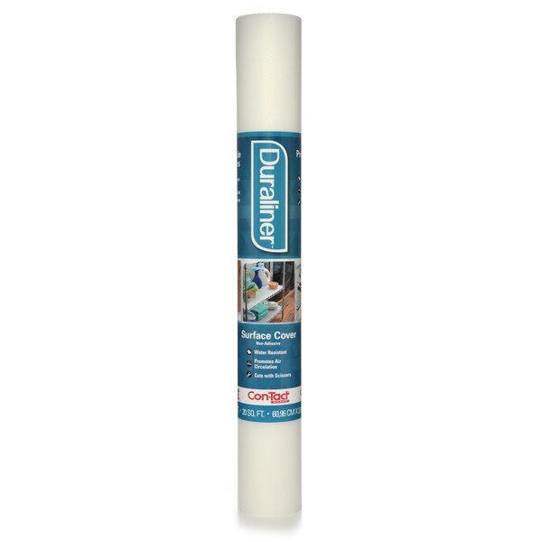 Duraliner Diamond Shelf Liner, Clear 24"x10 Ft., PK6, Con-Tact Brand, Mfr#: 10F-CL5P10-06
