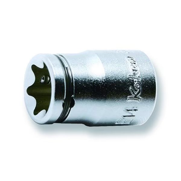 Socket TORX E20 Nut Grip 32mm 3/8 Sq. Drive, Ko-Ken, Mfr#: 3425-E20(2B)