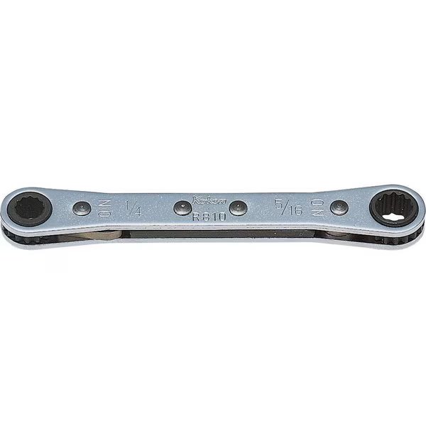 Ratcheting Ring Wrench 3/8x7/16 6 Point 140mm, Reversible, Ko-Ken, Mfr#: R810-3/8X7/16