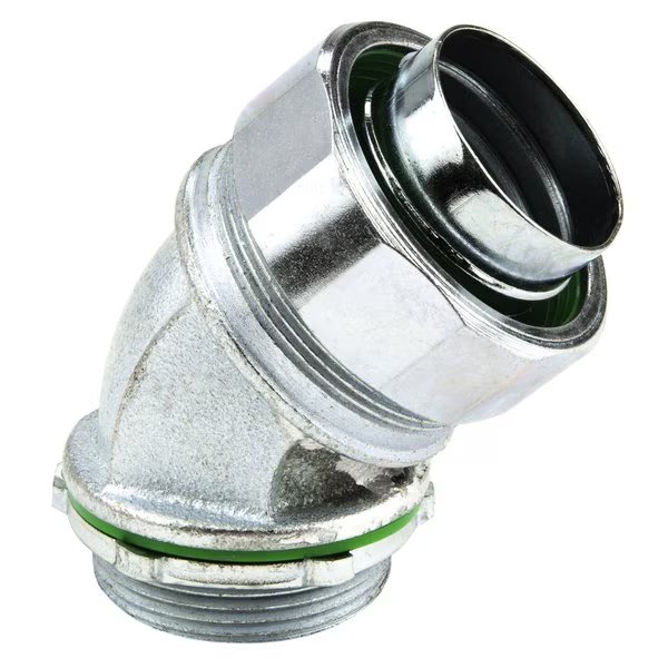 L.H. Dottie 1'' 45 Degree Steel Liquid Tight Connector, 5PK, L.H. Dottie, Mfr#: SL45100