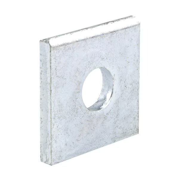 Square Washer, Carbon Steel, Electro Galvanized Finish, 100 PK, L.H. Dottie, Mfr#: SQW58