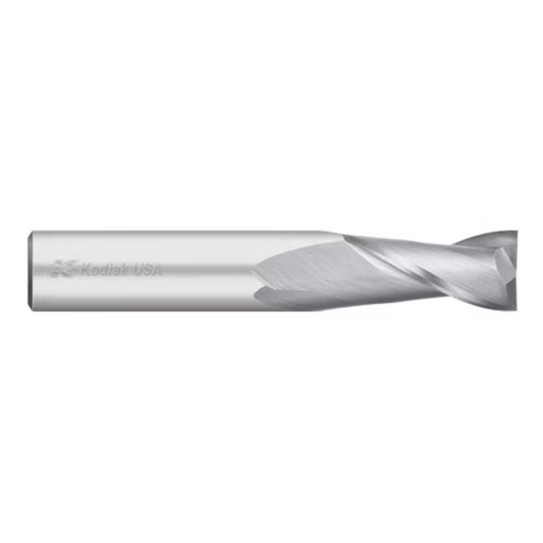 7/64 Solid Micrograin 2 Flute Carbide Endmill Single End, Kodiak Cutting Tools, Mfr#: 5429633