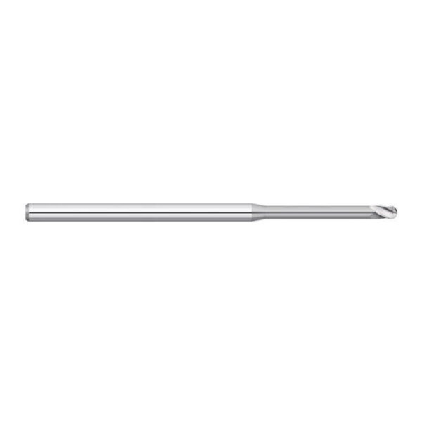0.070 3 Flute Long Reach Stub Flute Ball Nose Micro Carbide End Mill, Kodiak Cutting Tools, Mfr#: 5567689