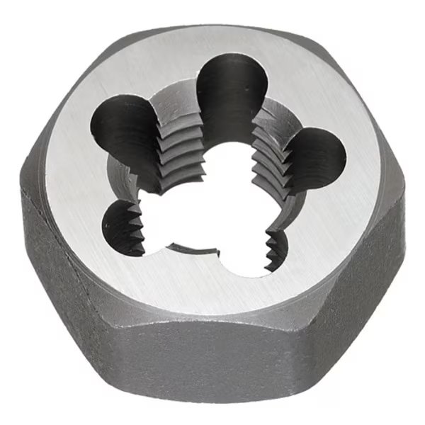 1-3/8"-6 Die Hex Rethreading Carbon Steel, Kodiak Cutting Tools, Mfr#: 5471334