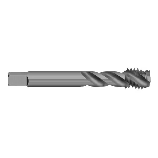 5/16-18 Spiral Flute Semi-Bottoming Tap High Vanadium Steam Oxide, Kodiak Cutting Tools, Mfr#: 5513915