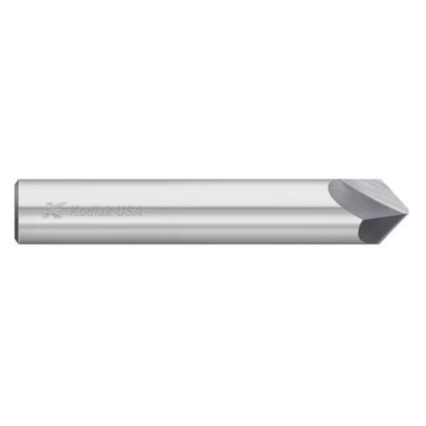 3/8 Carbide Chamfer Mill 2 Flute Single End, Kodiak Cutting Tools, Mfr#: 5552575