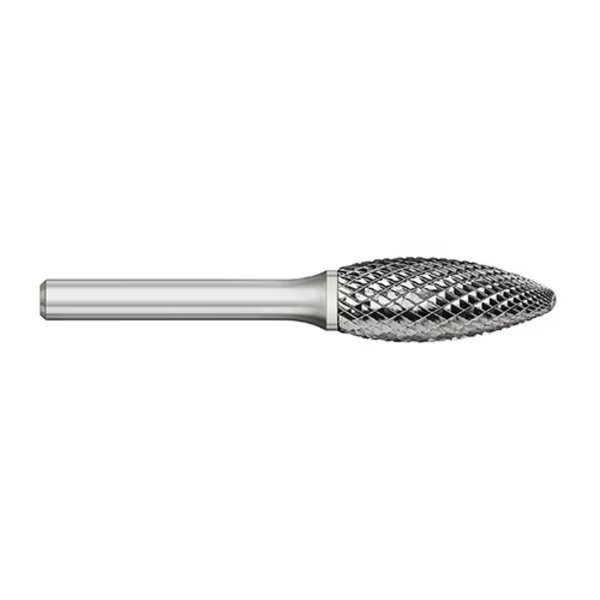 SH-7 Type SH Carbide Bur Flame Shape Double Cut, Kodiak Cutting Tools, Mfr#: 5427059