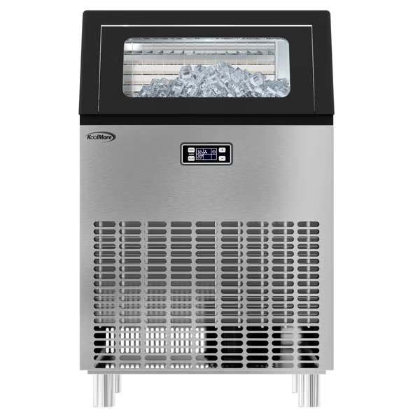 Undercounter Ice Maker Machine, Commercial and Residential, Produces 198 lbs. of Cubes in 24 Hrs, Koolmore, Mfr#: CIM198