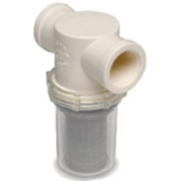 Raw Water Strainer 1-1/4", Shurflo, Mfr#: 25340101