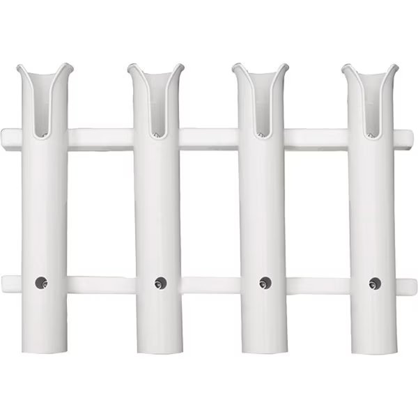 Polyethylene 4-Rod Rack, White, Taco Metals, Mfr#: P03-064W