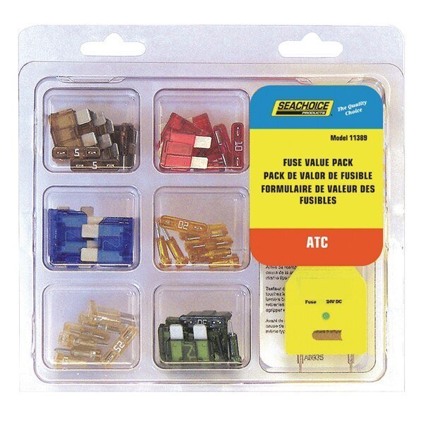 Automotive Fuse Kits, ATC Series, 5A to 30A, Not Rated, Seachoice, Mfr#: 11389