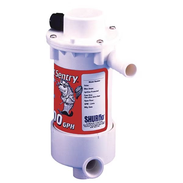 Shurflo Bait Sentry Mag-Drive Livewell Pump, Shurflo, Mfr#: 1700-021-030