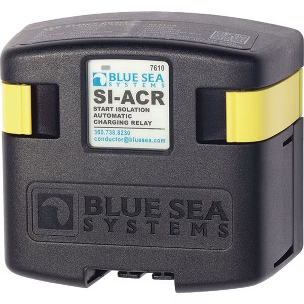 SI Series Automatic Charging Relay, Blue Sea Systems, Mfr#: 7610
