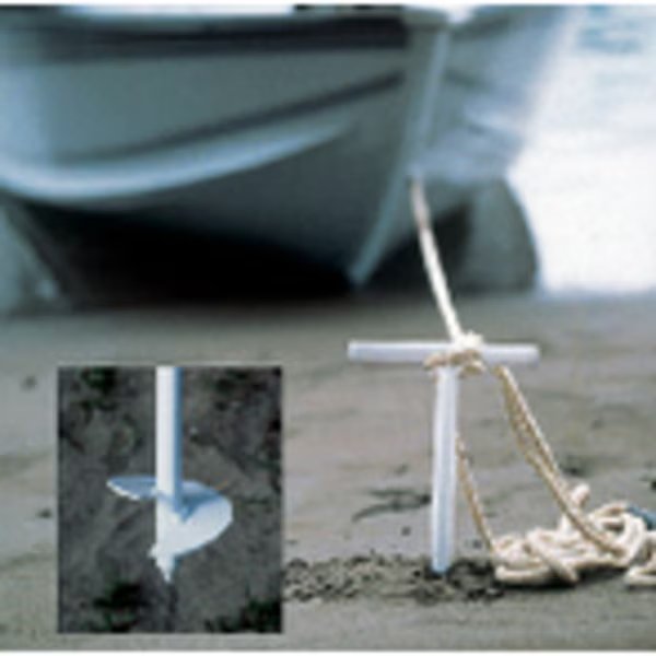 22" Two Piece Sand Anchor With Storage Bag, Ironwood Pacific Outdoors, Mfr#: 60