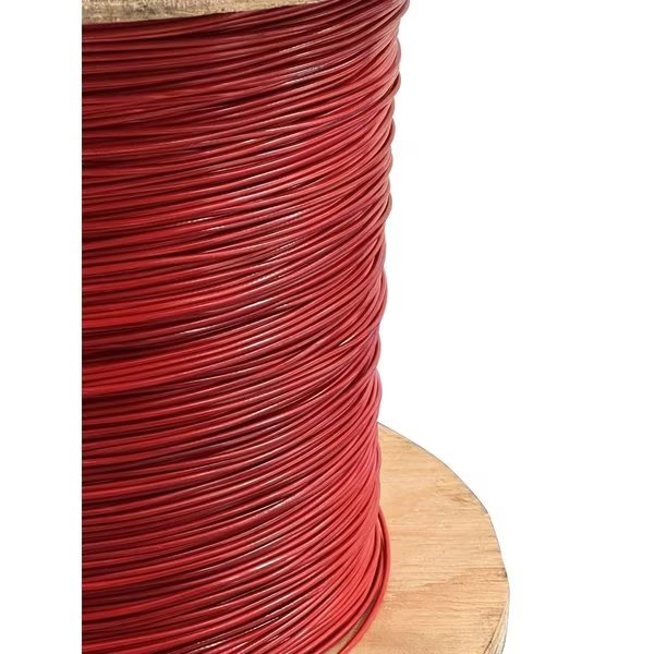 1/16" to 3/32" PVC Coated Red Color Galvanized Cable 7x7 Strand Aircraft Cable Wire Rope, 250 ft, Laureola Industries, Mfr#: ZAG116332-77-GPR-250