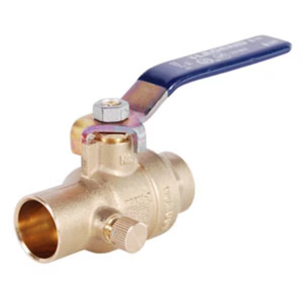 3/4 S-2102 BALL VLV W/DRAIN-NL, Legend Valve, Mfr#: 101-707NL