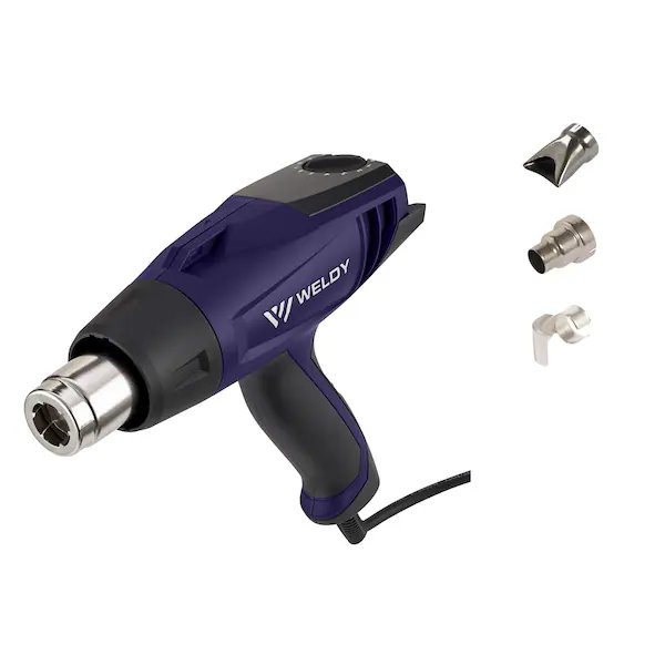hot-air hand tool, infinitely varible rapid temperature selection and two-stage blower, Weldy, Mfr#: HG 330-S