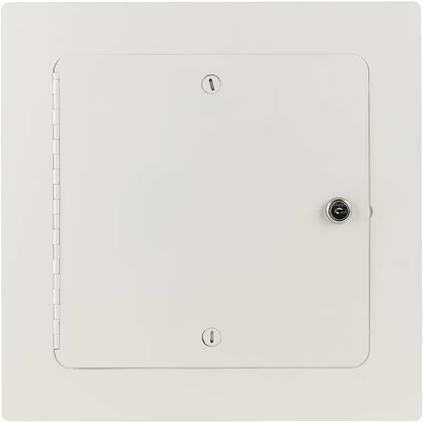 ALUMINUM EXTERIOR RATED NON INSULATED ACCESS PANEL W/ KEYED CYLINDER & NEOPRENE GASKET LOCK 18X18, Linhdor, Mfr#: LW5501818