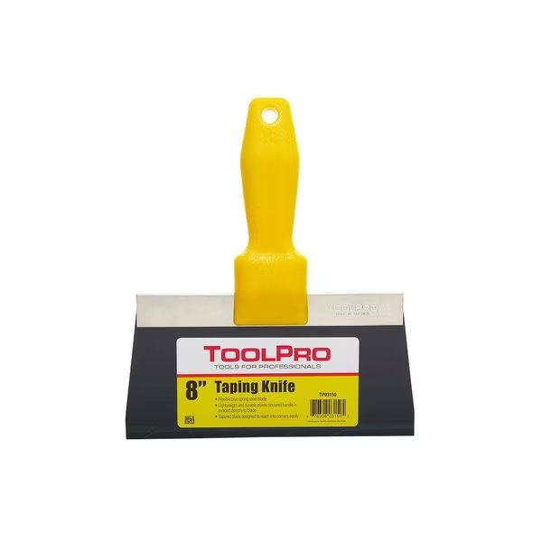 8 in Blue Steel Taping Knife, Toolpro, Mfr#: TP03150