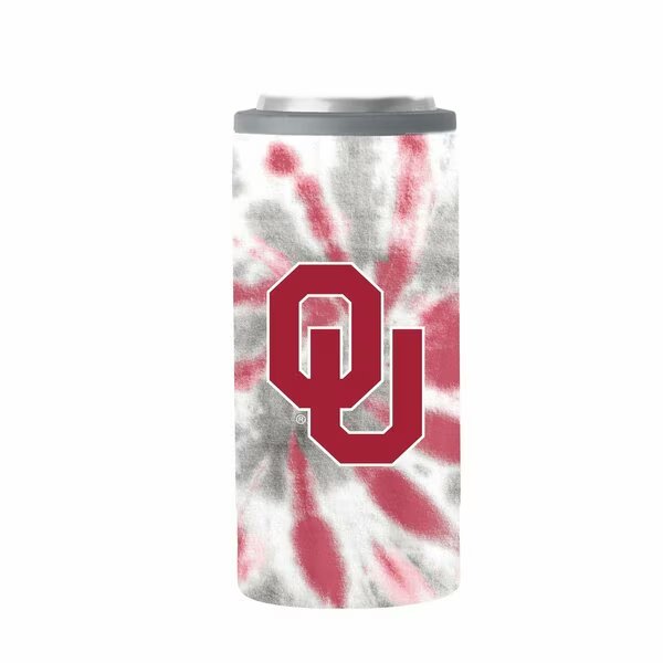 Oklahoma 12oz Tie Dye Slim Can Coolie, Logo Brands, Mfr#: 192-S12C-51