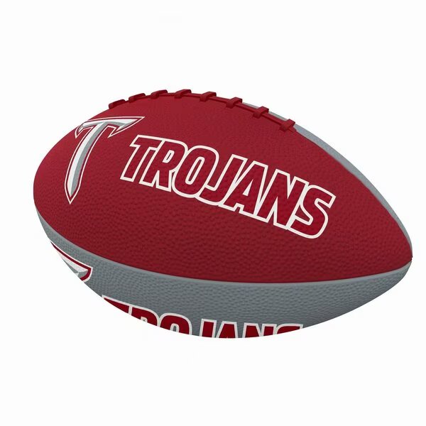 Troy Combo Logo Junior-Size Rubber Football, Logo Brands, Mfr#: 259-93JR-1