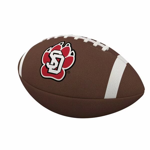 South Dakota Team Stripe Official-Size Composite Football, Logo Brands, Mfr#: 338-93FC-1