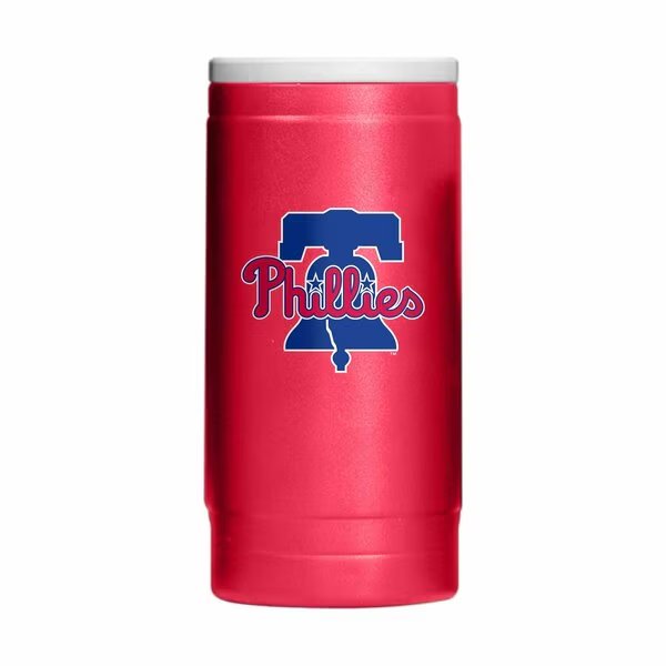 Philadelphia Phillies Flipside Powder Coat Slim Can Coolie, Logo Brands, Mfr#: 522-S12PC-34