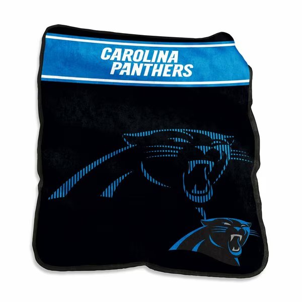 Carolina Panthers 60x80 Raschel Throw, Logo Brands, Mfr#: 605-26X