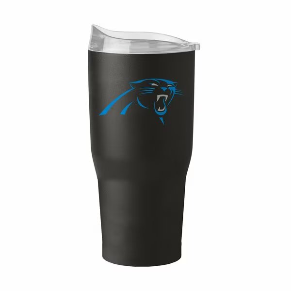 Carolina Panthers 30oz Flipside Powder Coat Tumbler, Logo Brands, Mfr#: 605-S30PT-34