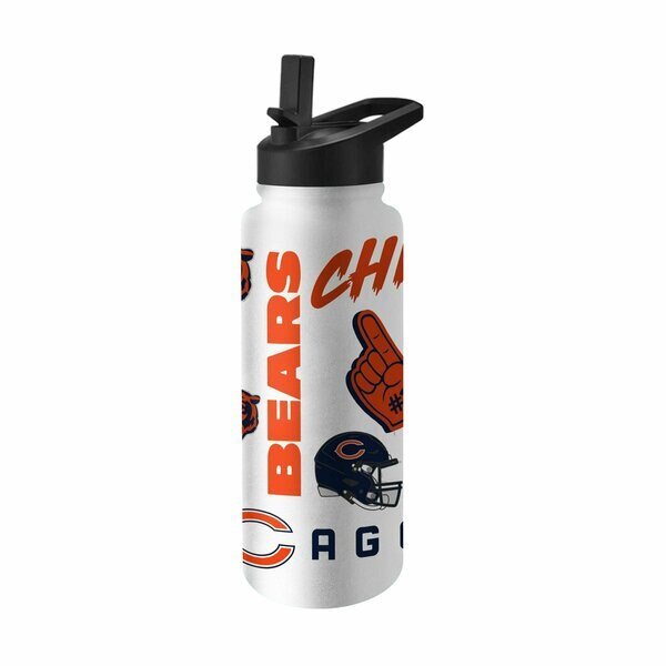 Chicago Bears 34oz Native Quencher Bottle, Logo Brands, Mfr#: 606-S34QB-63