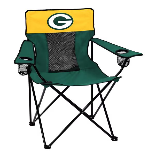 Green Bay Packers Elite Chair, Logo Brands, Mfr#: 612-12E