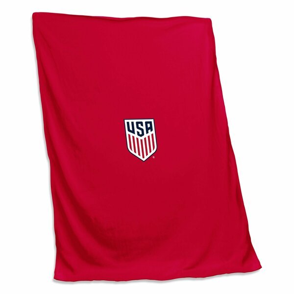US Mens Soccer Team Red Sweatshirt Blanket, Logo Brands, Mfr#: 922-74-1