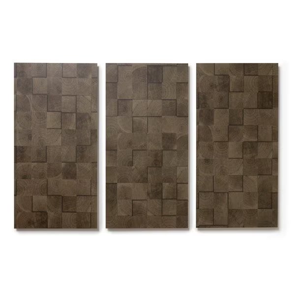 LUCIDA SURFACES, FabCore Umber Block 12 in. x 24 in. 3mm 28MIL Glue Down Luxury Vinyl Tiles (36 sq.ft), 18PK, Lucida Surfaces, Mfr#: FC-3503
