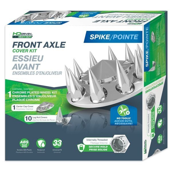 WK Plastic Fr Axle Spike Screw On 33mm, Hd Driven, Mfr#: 076-08610