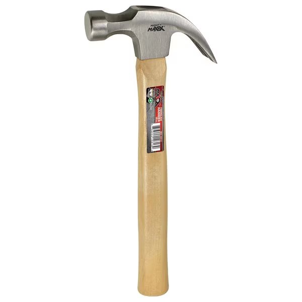 Claw Hammer Wood Handle 16oz, Mighty Maxx, Mfr#: 083-10312