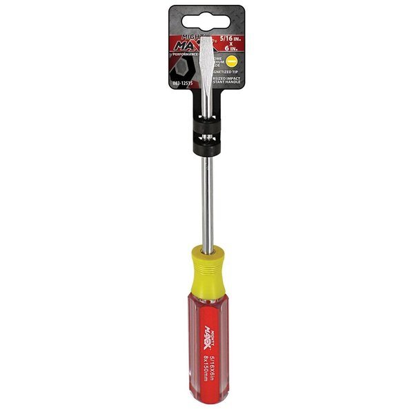 Screwdriver Slot 5/16in x 6in, Mighty Maxx, Mfr#: 083-12515