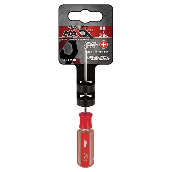 Screwdriver Phillips #0x3in, Mighty Maxx, Mfr#: 083-12618