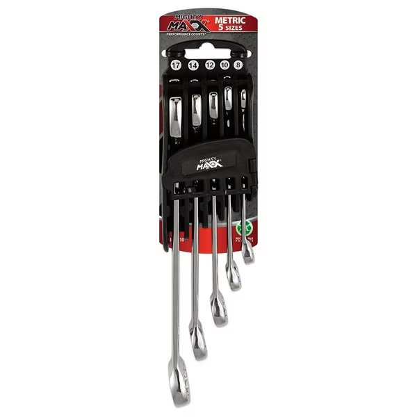 Wrench Combination Set 5pc Mtrc, Mighty Maxx, Mfr#: 083-21210