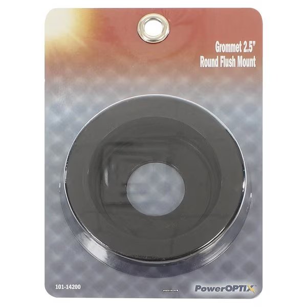 Grommet 2.5in Round Blk, Poweroptix, Mfr#: 101-14200