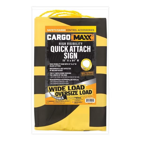 WL/OSL PVC Mesh Sign - w/ Rope, Cargo Maxx, Mfr#: 122-10001